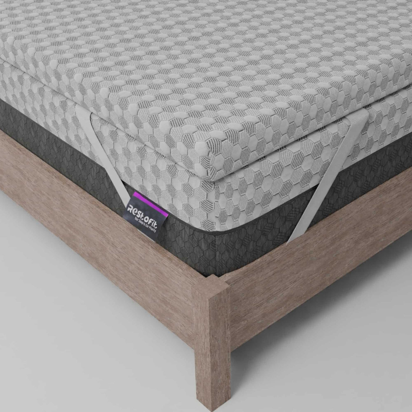 Buy White Orthopedic Mattress Topper with High Density @ Restofit –